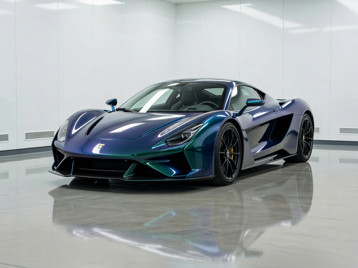 Exotic supercar parked inside Signalcurivo climate-controlled facility in Ta' Xbiex Malta with ceramic protection